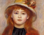 皮埃尔 奥古斯特 雷诺阿 : Woman Wearing a Hat